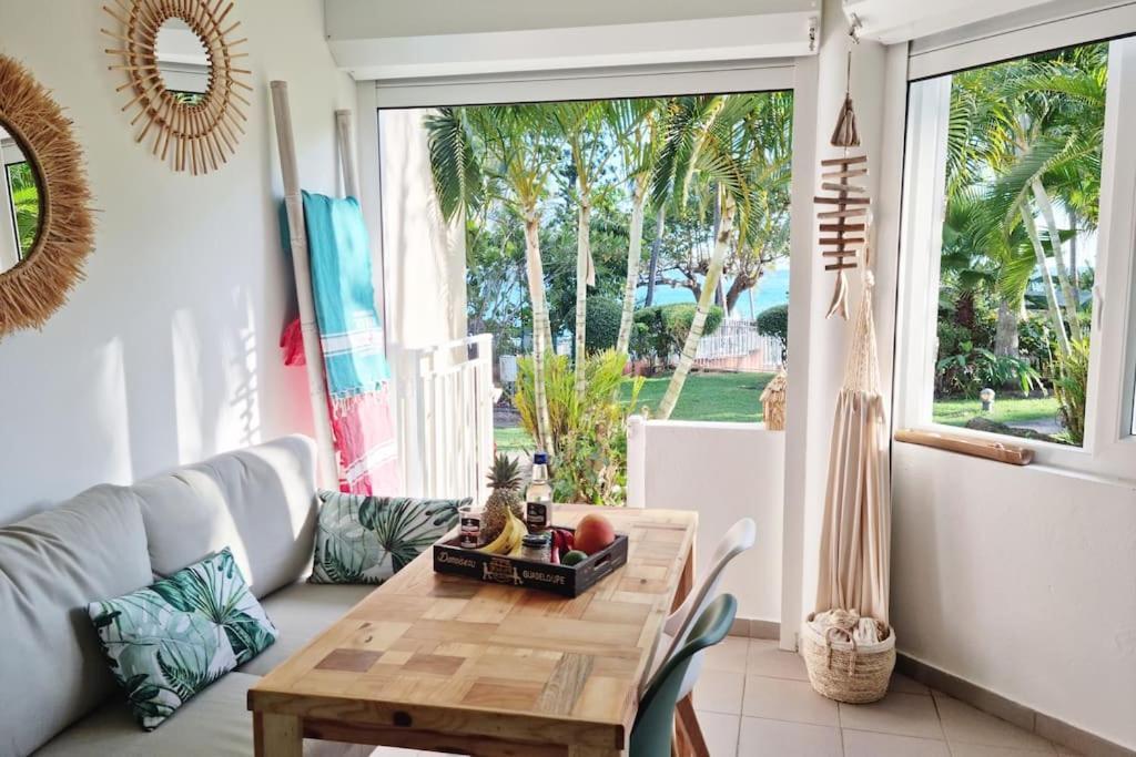 "Aime Gwada", Appartement A 40M De La Plage, Rez-De-Jardin Tropical لو جوسيير المظهر الخارجي الصورة